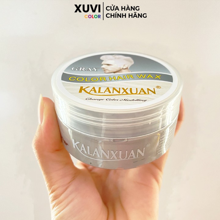 Sáp Vuốt Tóc Đổi Màu Xám Khói l Bạc Tạm Thời KALANXUAN Chính Hãng - XUVI SHOP