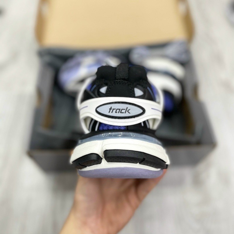 Giầy balen track 3.0 tím trắng hàng 1:1 chuẩn