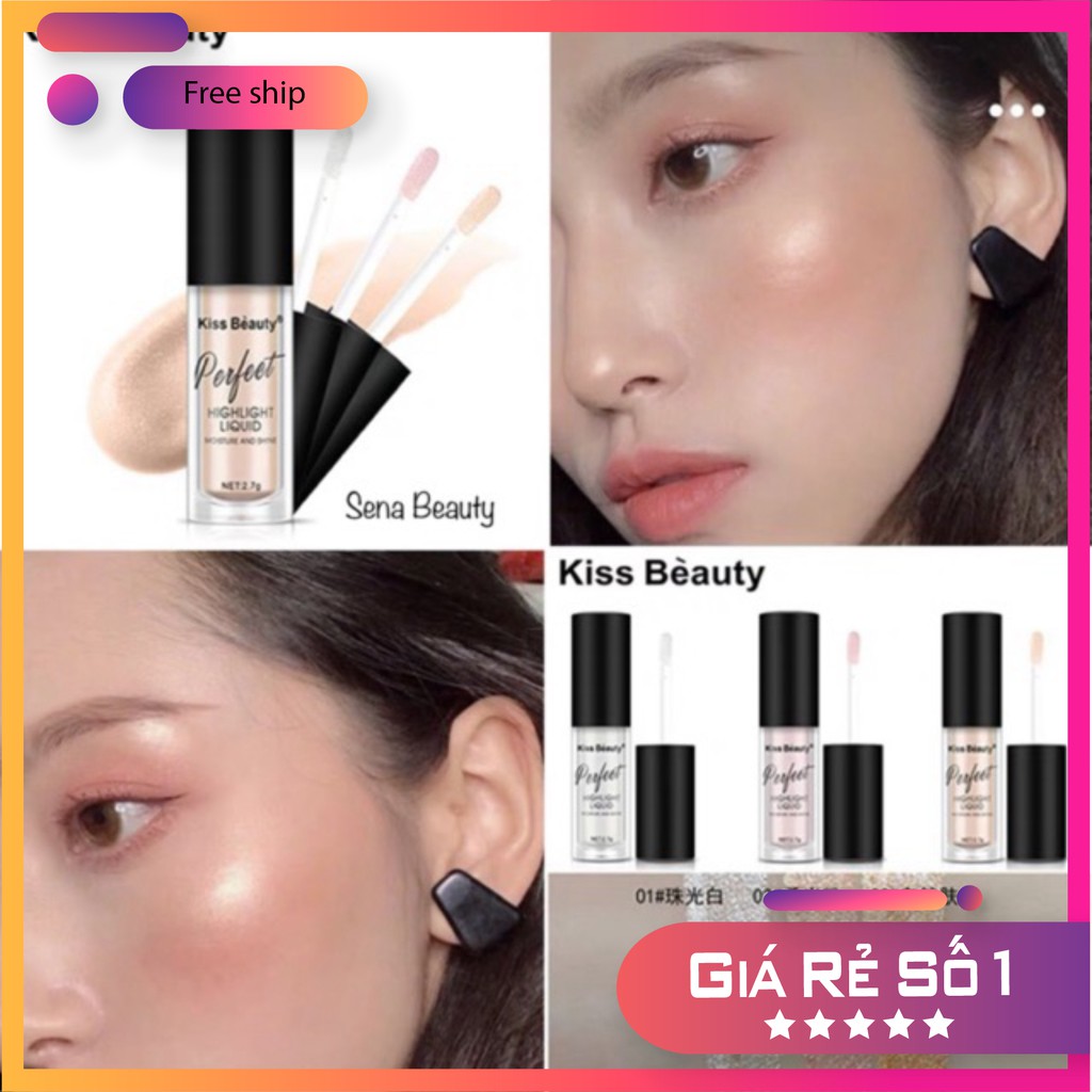 Cây nhũ mắt nhũ má Kiss Beauty Perfect Moisture And Shine
