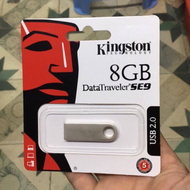 USB kingston 8GB mạ xi BH 6 tháng