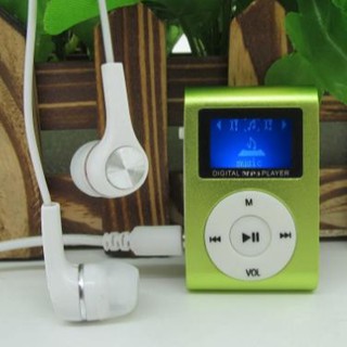 Máy nghe nhạc mp3 vỏ nhôm FM tặng tai nghe và dây sạc