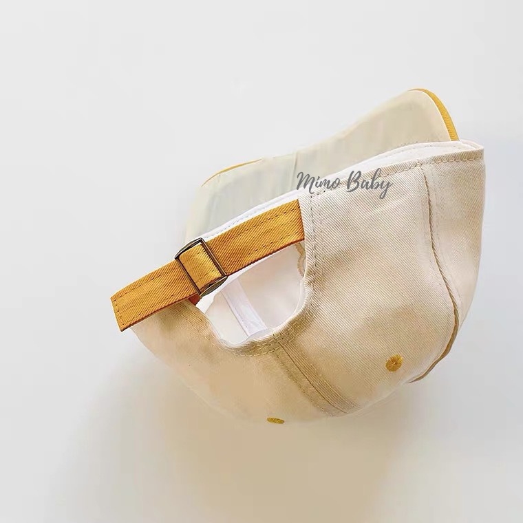 Mũ nón lưỡi trai vành ngắn hình chú gấu đáng yêu cho bé MH171 Mimo Baby