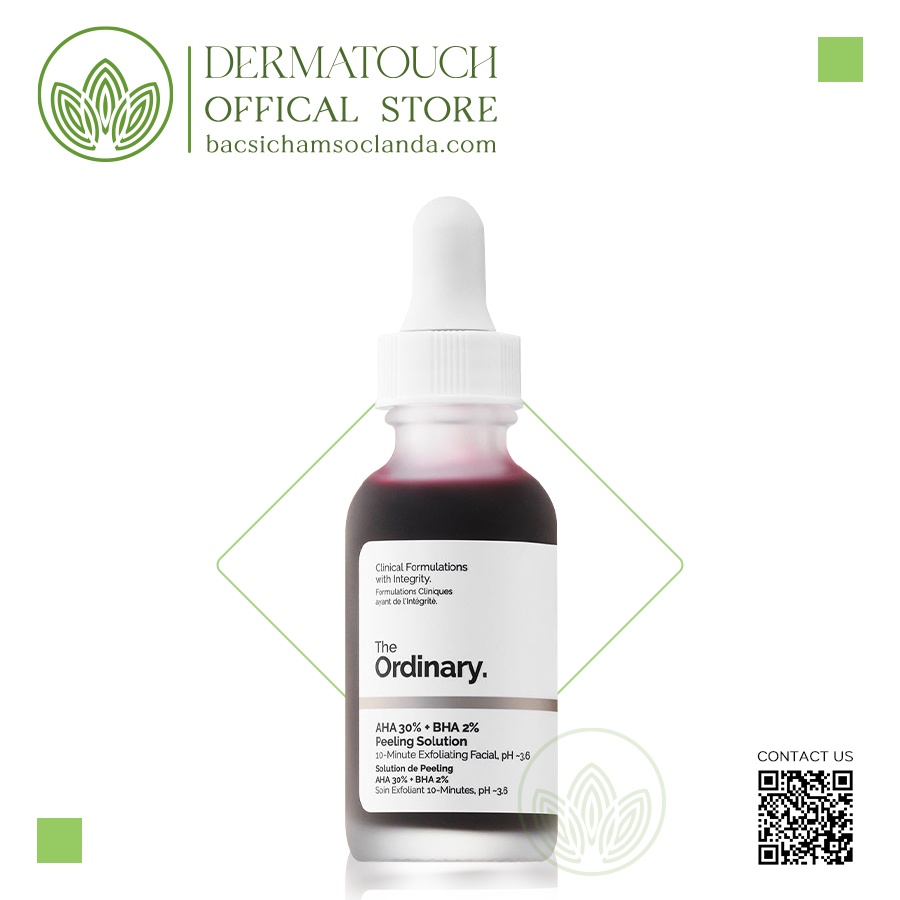 Serum tẩy tế bào chết sinh học The Ordinary AHA 30% + BHA 2% Peeling Serum