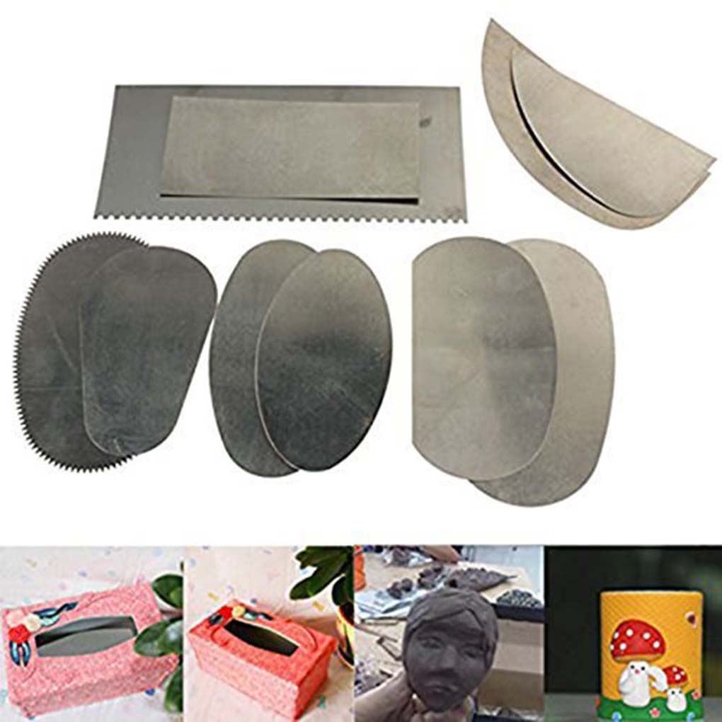HB-10 Pieces Clay Sculpture Pottery Molding Tools Ceramics Stainless Steel Sculpting Tools