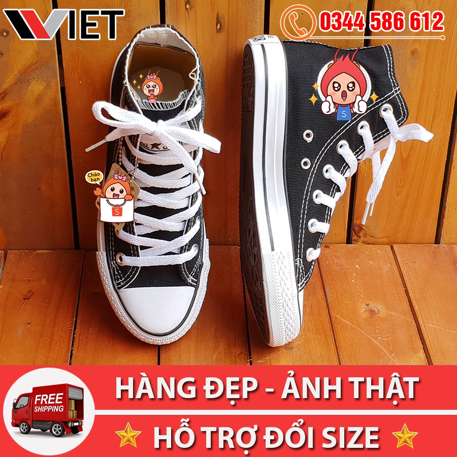[FREE SHIP TOÀN QUỐC] Giày Thể Thao Classic Đen Trắng Cao Cổ Giá Rẻ | BigBuy360 - bigbuy360.vn