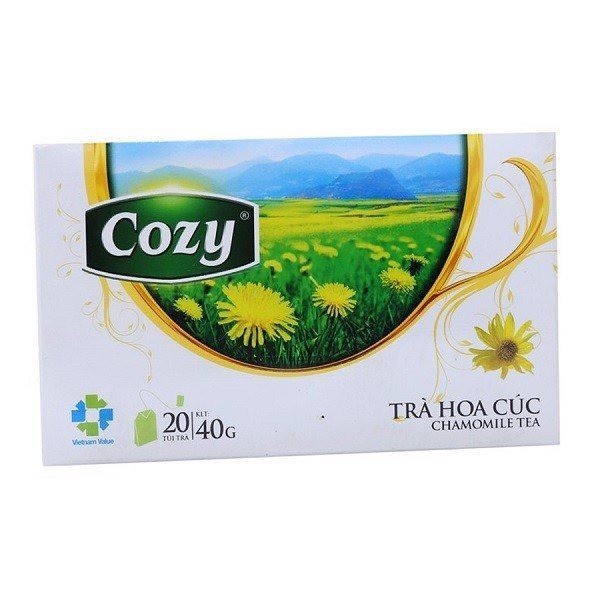 Trà Cozy/ Trà Túi Lọc Cozy Hương Dâu- Đào- Táo- Vải- Bạc hà - Quế- Hoa Cúc- Hồng trà