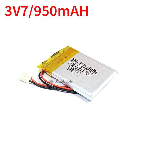 Pin Lithium Polymer 3V7/950mAh