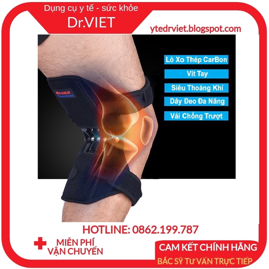 Khung Đai Trợ Lực Bảo Vệ Đầu Gối PowerKnee-Hỗ Trợ Phục Hồi Chức Năng,Bảo Vệ Đầu Gối, Người Già, Khớp Gối Yếu, Đi Lại Khó