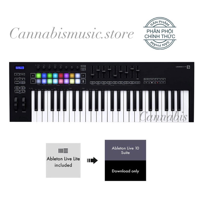 Novation Launchkey 49 MK3 Bàn phím sáng tác - Sản xuất âm nhạc Producer Keyboard Controller for Ableton Live