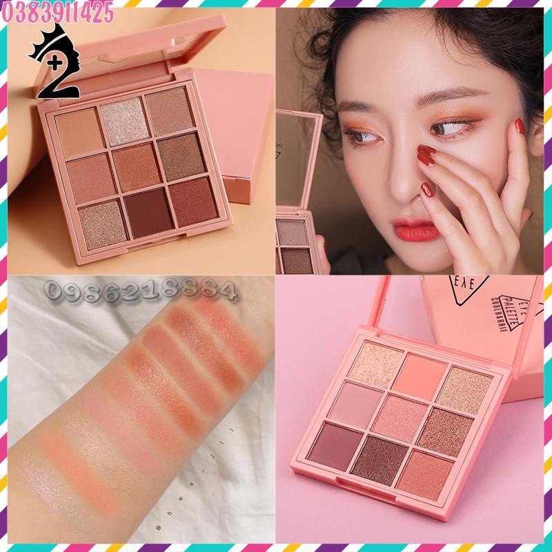 Bảng phấn mắt Coolbarbie Eye Palette tông cam đất cam đào TPP
