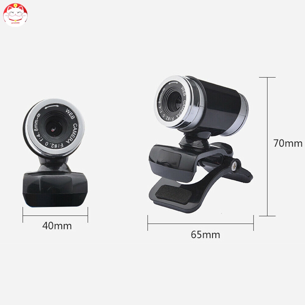 Webcam Xoay 360 Độ Cho Máy Tính webcam máy tính bàn HD có mic USB 2.0 /webcam có mic/webcam máy tính