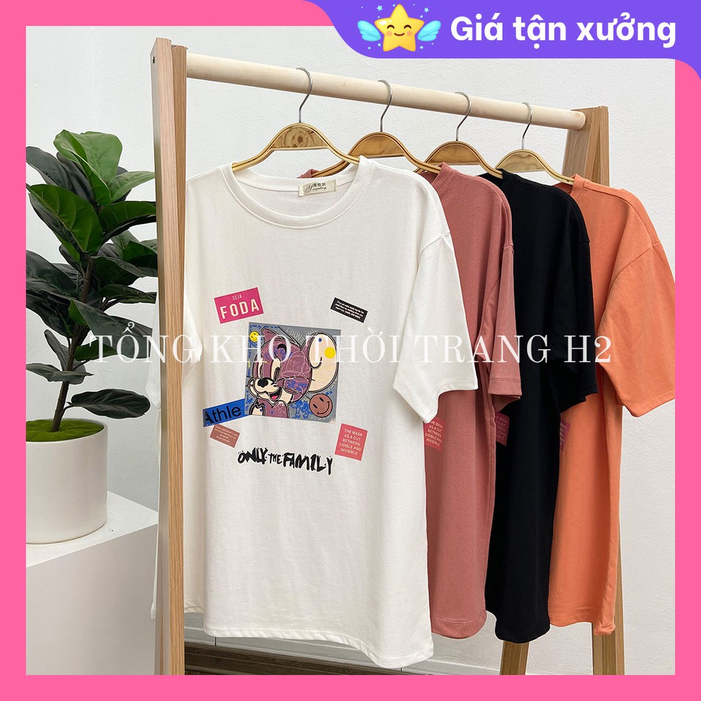 💚 🎯 Ảnh thật 100% 🎯 ✅💚Áo phông thụng in hình,áo thun dáng rộng hình chuột | BigBuy360 - bigbuy360.vn