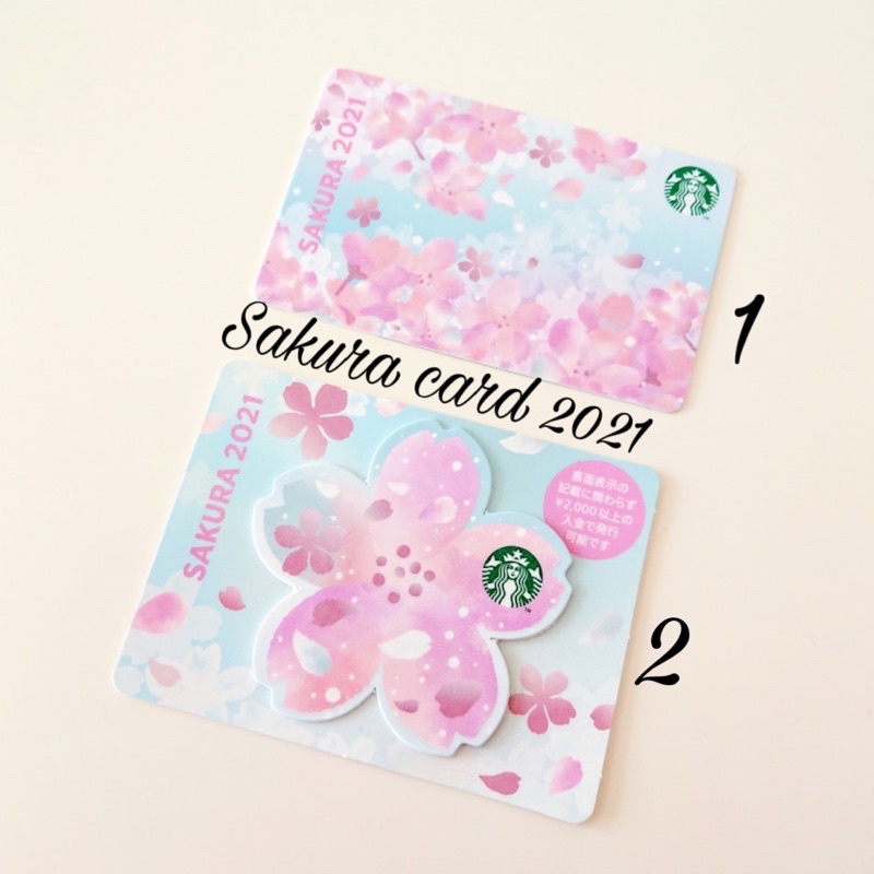 Set thẻ starbucks sakura nhật 2021 - ảnh sản phẩm 2