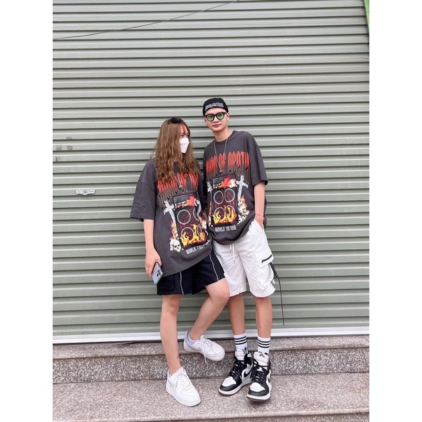 Áo Phông Thánh Giá-Áo Thun Tay Tay Lỡ From Rộng Dáng Basic -Áo Cộc Tay Dấu Quần Unisex Mặc Đơn Đôi Nhóm Năng Động