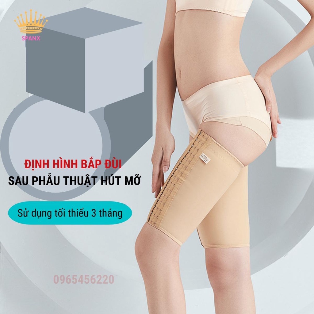 Đai gen nịt định hình thon gọn giảm mỡ bắp đùi sau phẫu thuật hút mỡ