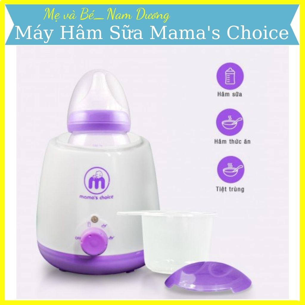 Máy Hâm Sữa Nhanh Mama Choice Bảo Hảnh Mới 1 Đổi 1 Trong 12 Tháng Hâm Sữa 1 Bình Cổ Rộng Hâm Thức Ăn Cho Bé