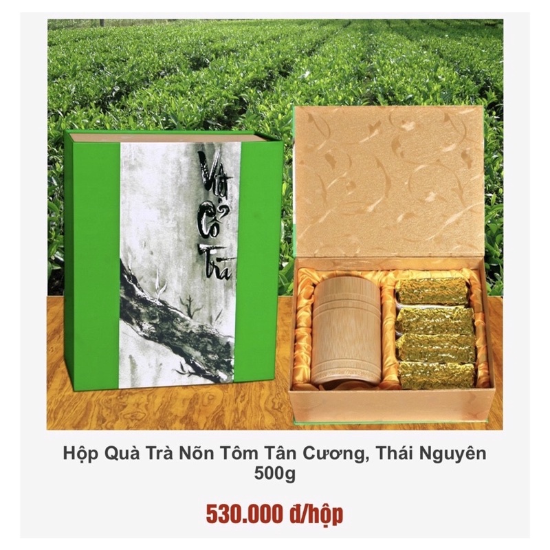 Hộp chè biếu Tân cương