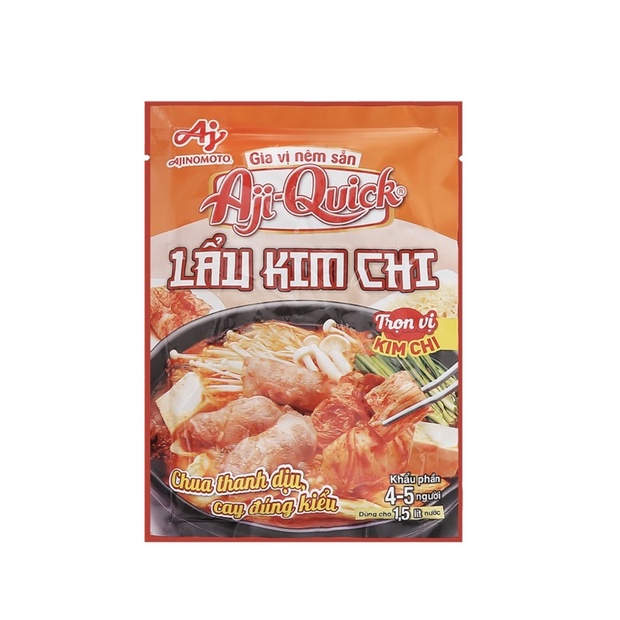 Gia vị nêm sẵn nấu lẩu kim chi Aji-Quick gói 46g