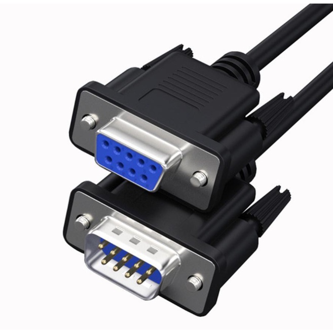 Cáp Mở Rộng Chuyển Đổi Từ Đầu Đực Sang Đầu Cái RS232 9Pin DB9