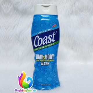 DẦU TẮM GỘI NAM 2 IN 1 COAST CLASSIC 532ML