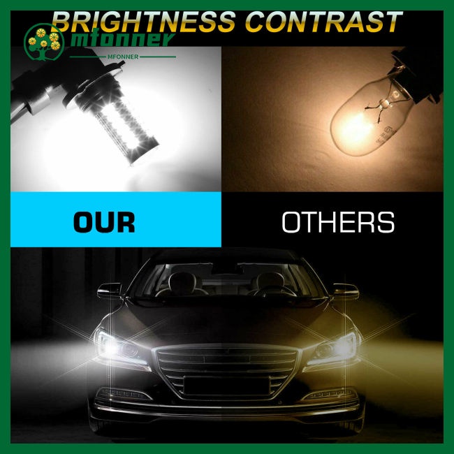 Set 4 Bóng Đèn Led 9005 9006 Ánh Sáng Trắng 6500k 360 Độ Siêu Sáng Dành Cho Ô Tô