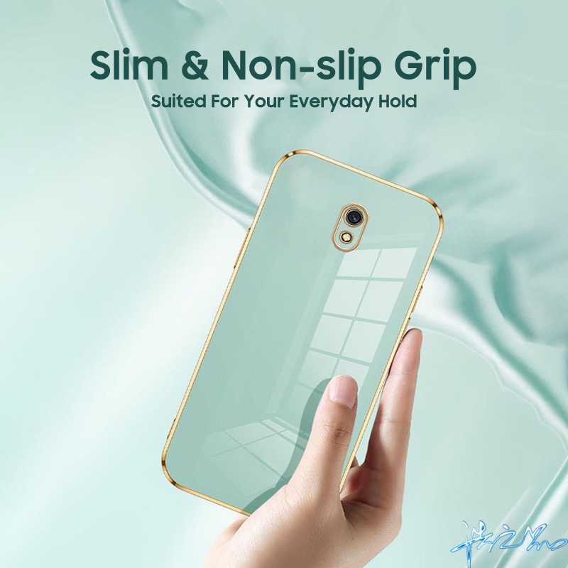 Ốp Điện Thoại Viền Dẻo Bề Mặt Mịn Kèm Dây Đeo Sang Trọng Cho Redmi 10C Case 10 9 9A 9i 9T 8 8A 7