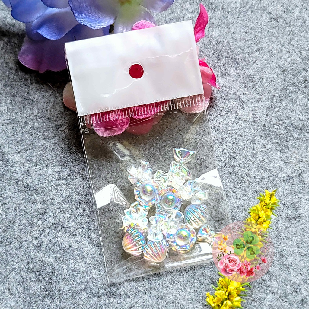 Số N8 - Set phụ kiện "Trai - Nơ", chuẩn chất lượng, đính dán móng, siêu sang chảnh.
