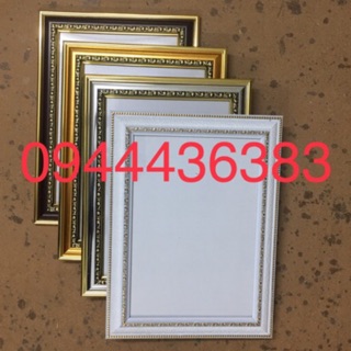 6 khung bằng khen A4 mặt mika + 10 đinh 3 chân