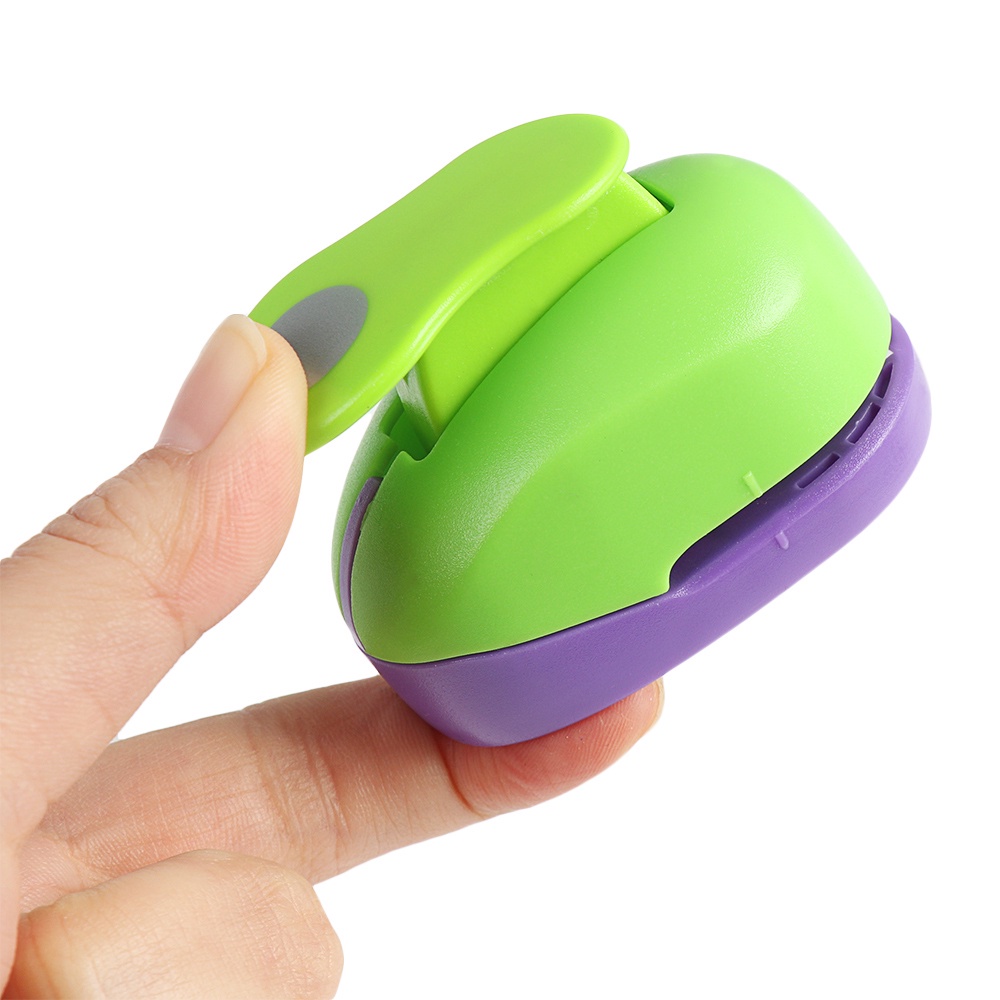 Dụng cụ bấm giấy thủ công hình tròn xinh xắn 9mm 16mm 25mm màu sắc ngẫu nhiên