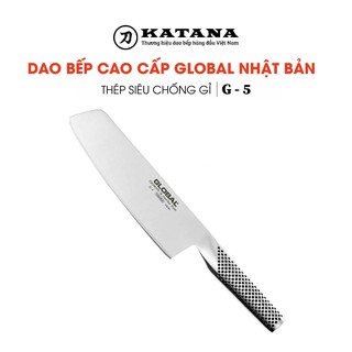 Dao bếp Nhật cao cấp Global G5 Nakiri - Dao thái rau củ(180mm)