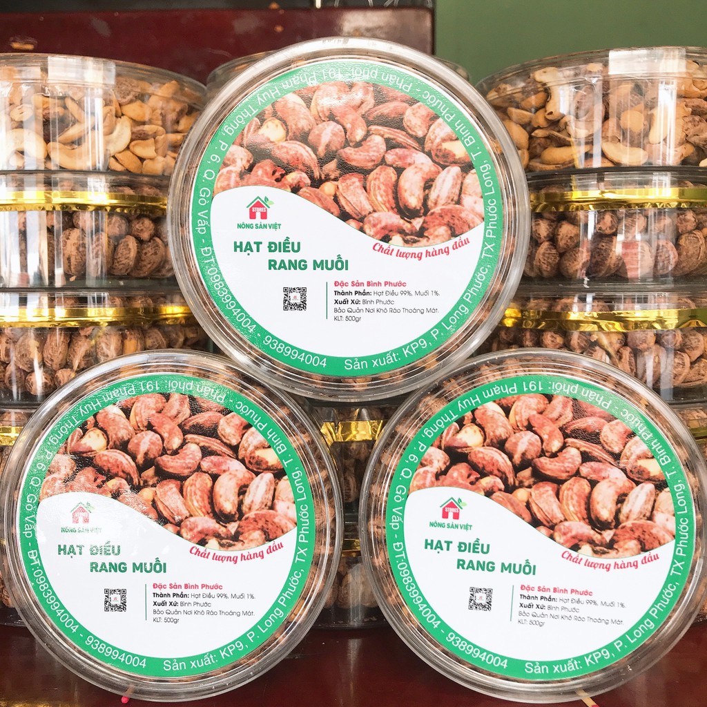 Hạt Điều Rang Muối Bình Phước A Cồ Hạt To Ngon Nhất