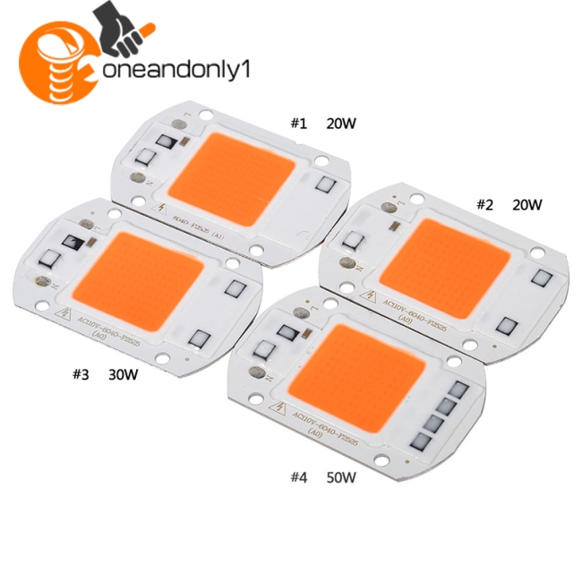 Chip Đèn Led Cob Trồng Cây 110v / 220v 20w / 30w / 50w