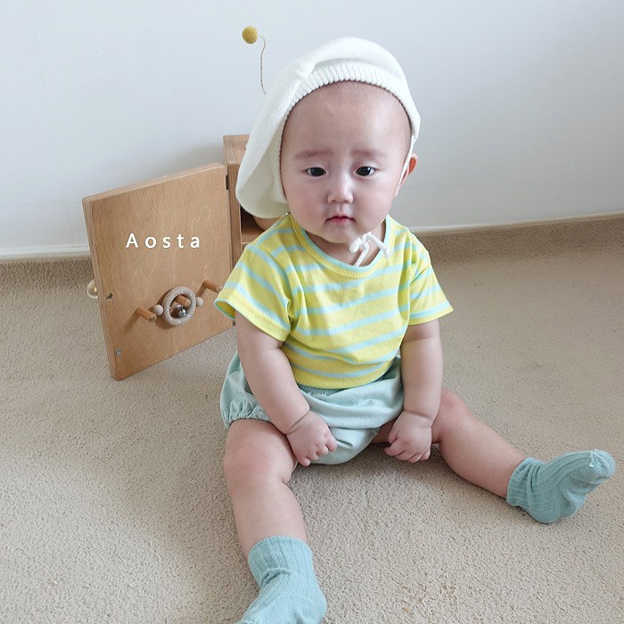 Set Áo Thun Tay Ngắn &amp; Quần Short Cho Bé Trai &amp; Gái