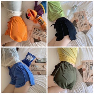 QUẦN ĐÙI THUN COTTON MỊN MÁT 5 màu thái lan, Quần đùi thể thao nữ CHẠY VIỀN giá sỉ