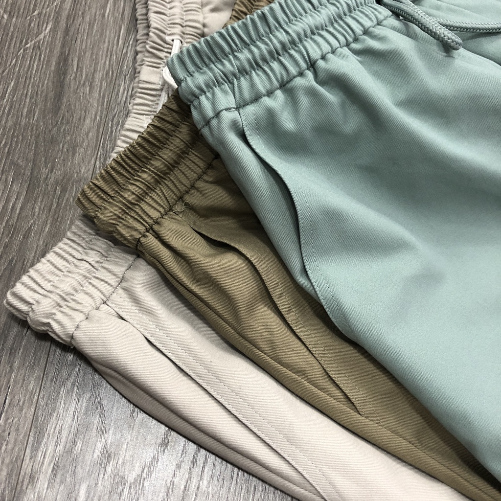 Quần Short Exp3ss Kaki Lưng Thun Rút