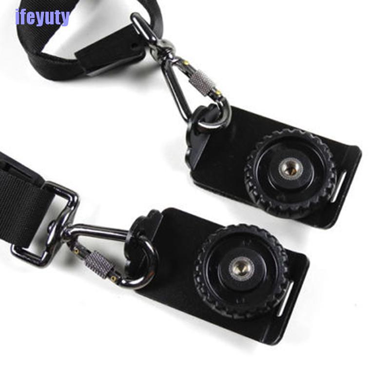 [IYU]  Professional Quick Double Shoulder Camera Belt Strap For Canon Nikon Sony FE