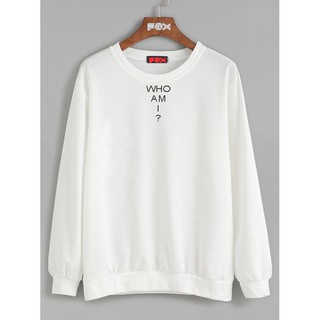 Áo sweater who am i- Fox unisex