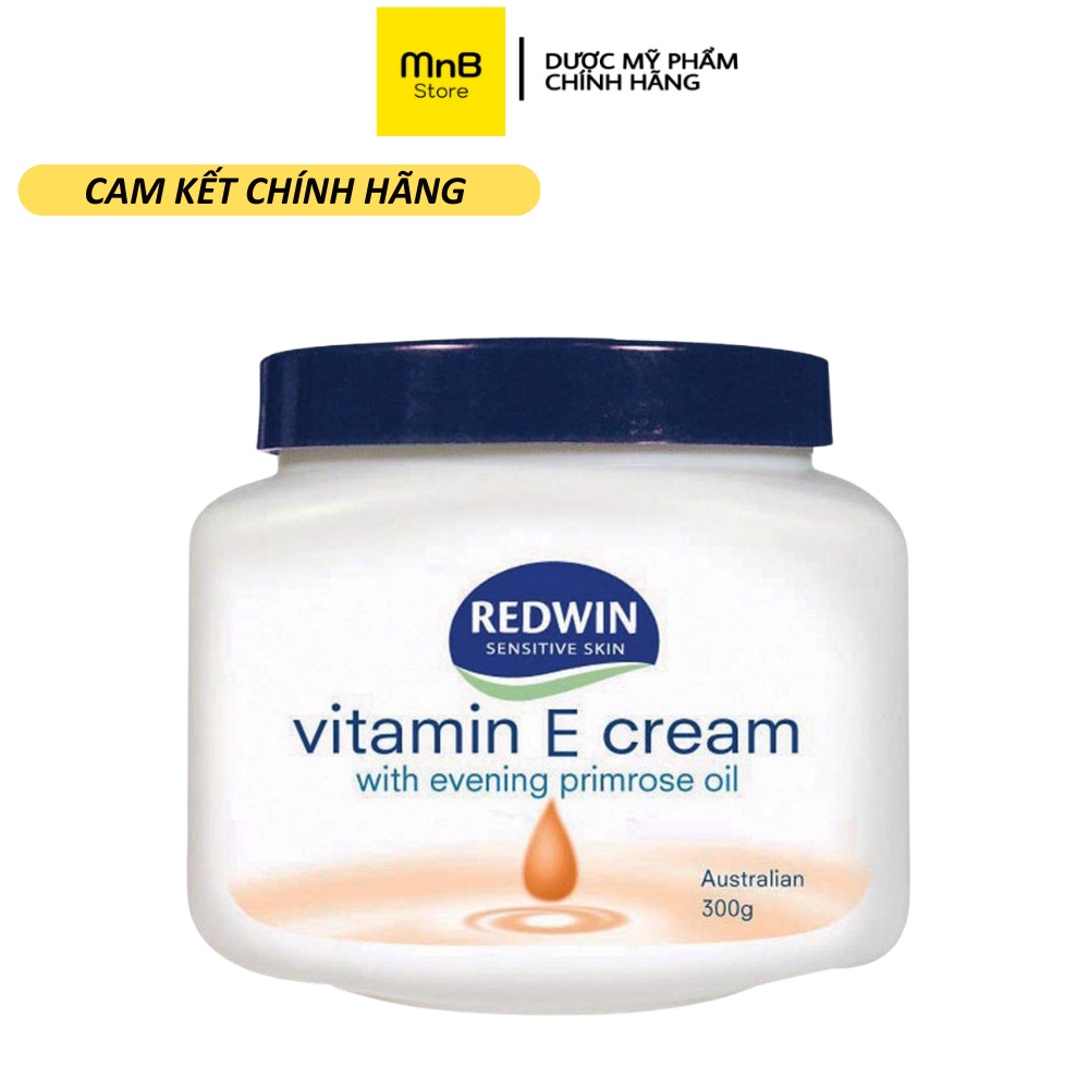 Kem dưỡng ẩm toàn thân Redwin Vitamin E Cream, kem nẻ vitamin E 300g