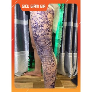 Set 10 tờ giấy mỏng scan in hình xăm khổ to hàng có sẵn