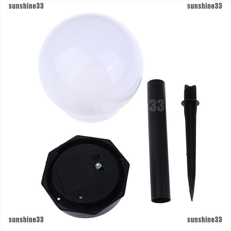 Đèn Led Tròn Năng Lượng Mặt Trời Trang Trí Lối Đi Sân Vườn