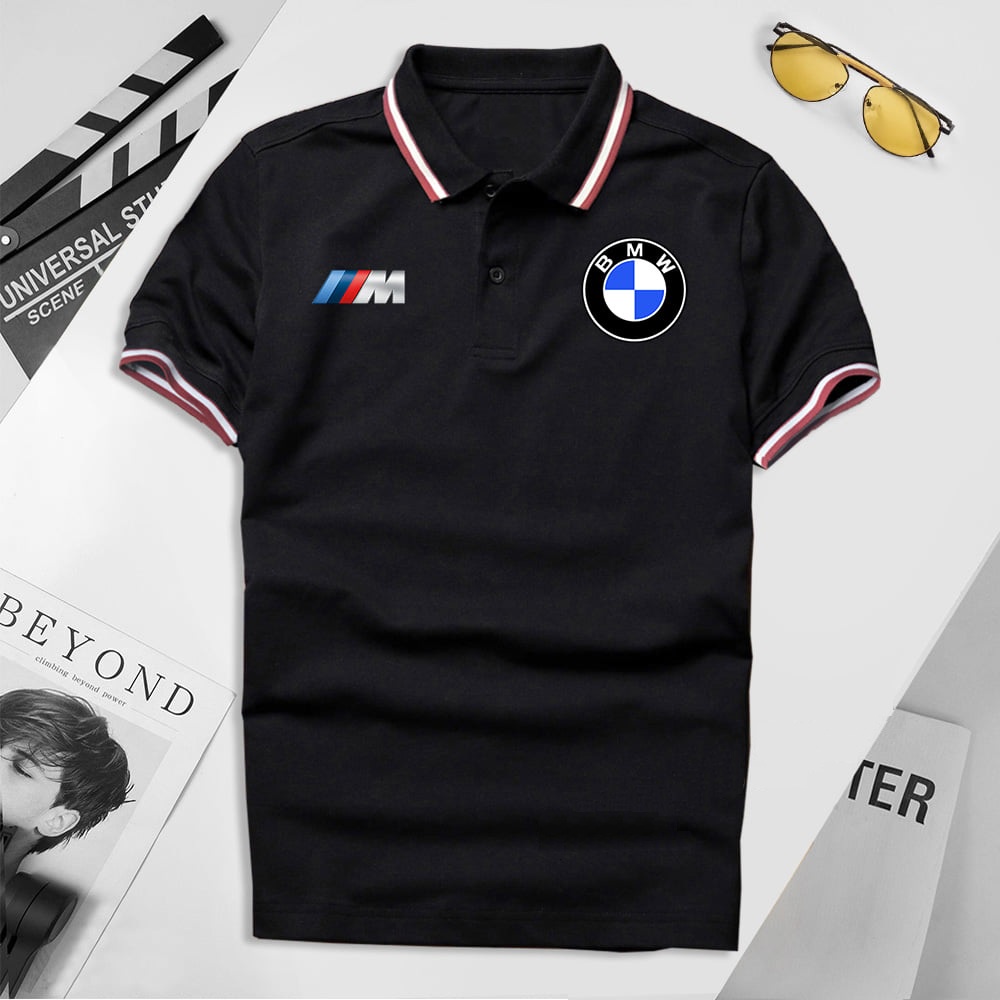 Áo thun áo polo nam hãng xe BMW chính hãng vải cotton LOẠI 1  thời trang cao cấp