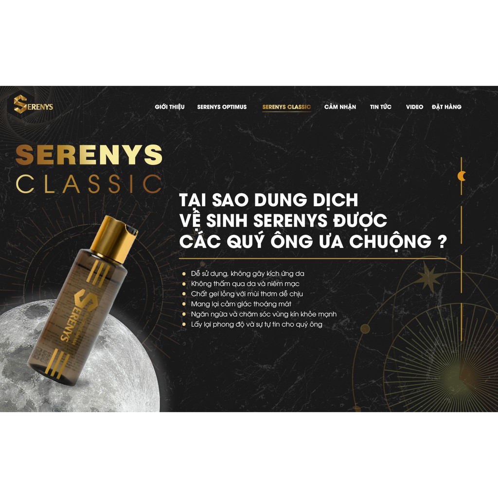 Dung Dịch Vệ Sinh SERENYS Khử Mùi Vùng Kín Nam Giới (Dung Tích - 100ml)