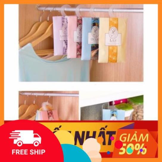 [Giá siêu SỐC] [Siêu sale giá RẺ] [GIẢM GIÁ SIÊU SỐC] combo  2 Túi Thơm Để Trong Tủ Quần Áo Có Móc Treo