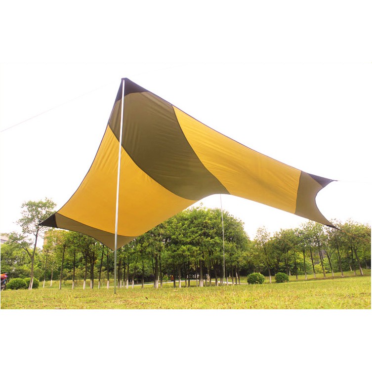 Tấm Tăng Dã Ngoại Lục Giác Chống Thấm, Chống Nắng, Chống Tia Tử Ngoại, Nhẹ, Dễ Di Chuyển Kích Thước 5,5m*5,6m