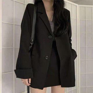 [ Order taobao] Áo blazer đen basic ullzang