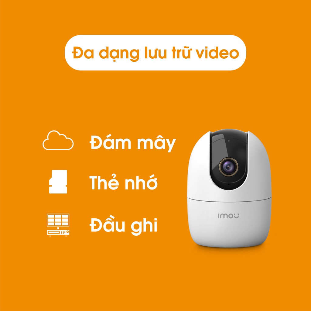 Camera Wifi Không Dây Ranger 2 4.0M 2K HD 1440p IPC-A42P IMOU - Xoay 360, Đàm Thoại 2 Chiều - BH 2 Năm | BigBuy360 - bigbuy360.vn