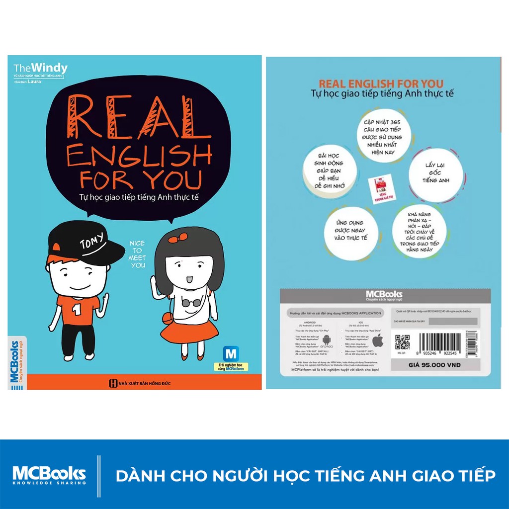 Sách - Real English For You - Tự Học Giao Tiếp Tiếng Anh Thực Tế Cho Người Học Cơ Bản - Học Kèm App Online | BigBuy360 - bigbuy360.vn