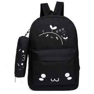 ⚡MẪU MỚI HOTTREND CAO CẤP⚡ Bộ 2 món balo vải ,balo nữ,baloteen,balo đi học,balo hot,balo xinh,balo đa năng,balo da