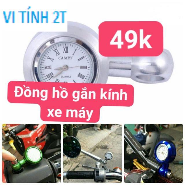 Đồng hồ gắn kính xe máy