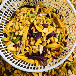  500gr Trái Cây Sấy Vỡ Mix 6 Vị Đảm Bảo Hàng Mới Giòn Ngon 